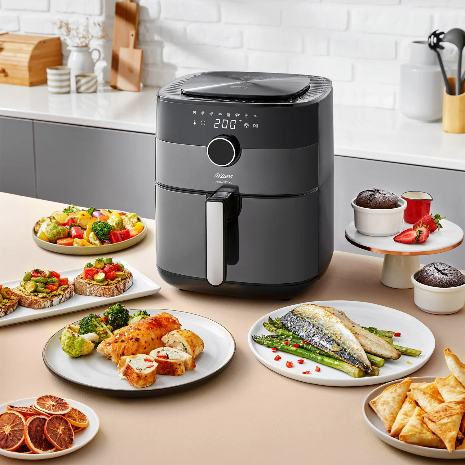 Arzum AR2074-B Airtasty XL Air Fryer 6L - Copper - Image 7