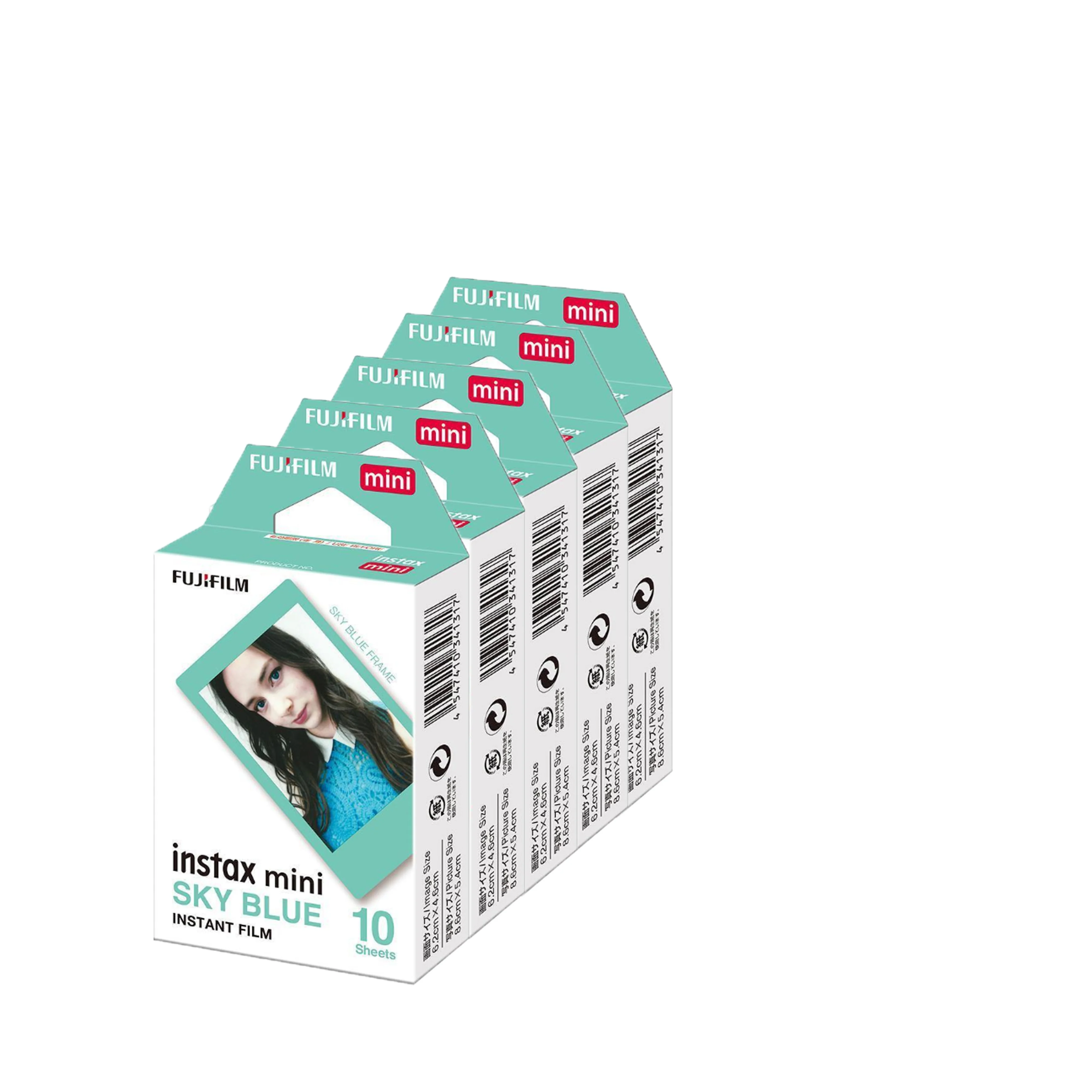 Fujifilm instax mini film sky blue (50 sheets)