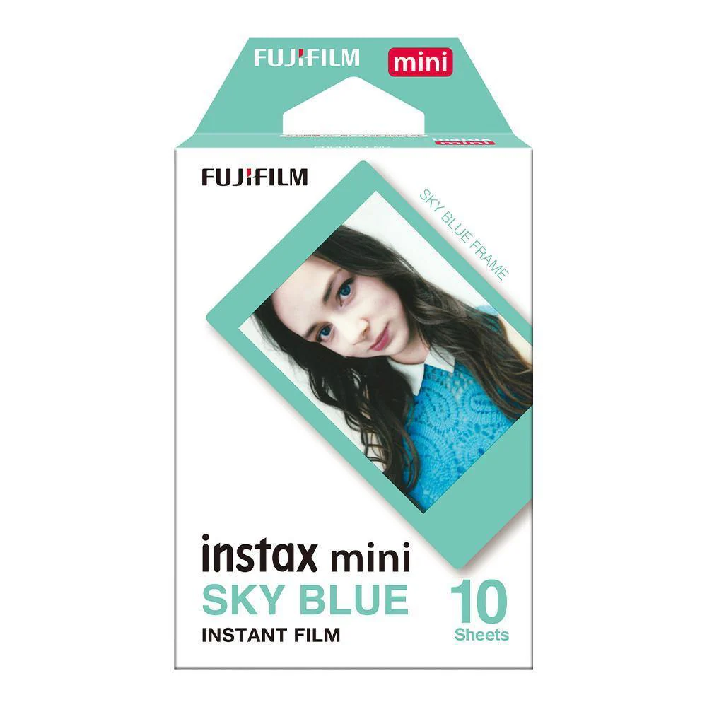 Fujifilm instax mini film sky blue (50 sheets) - Image 2