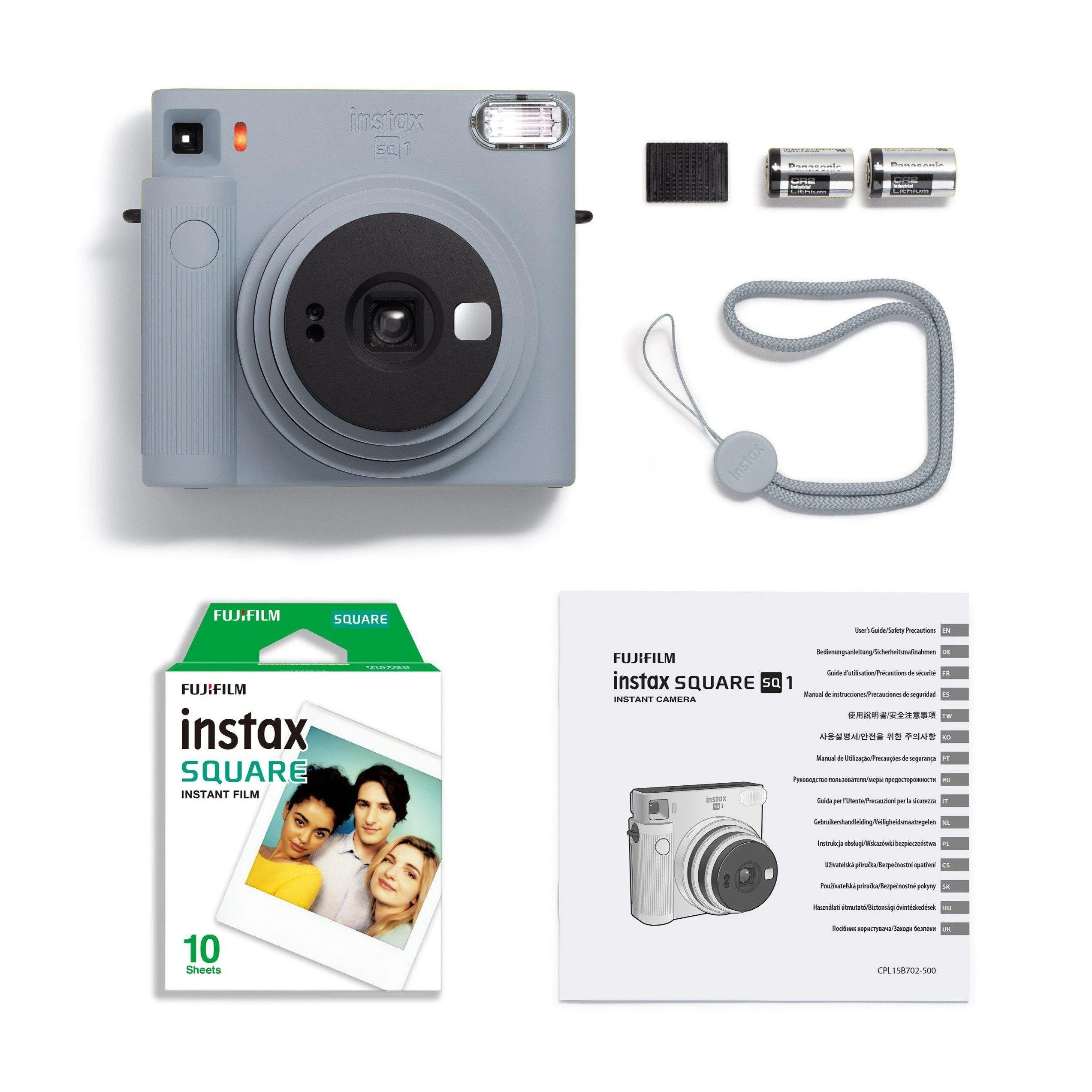 Fujifilm instax sq1 instant film camera (Glacier Blue) + Film (10 sheets) - Image 2