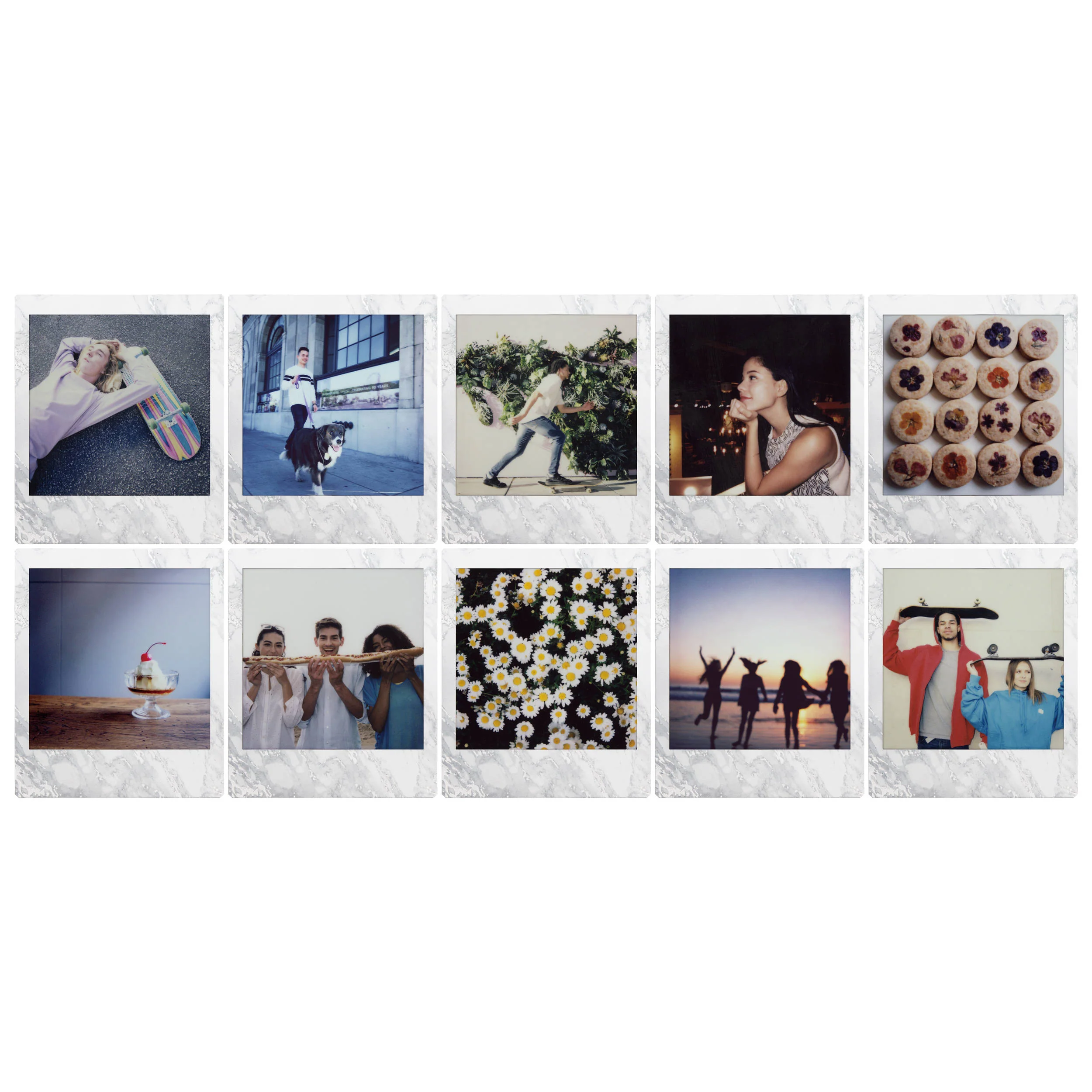 Fujifilm instax square film White marble (50 sheets) - Image 4