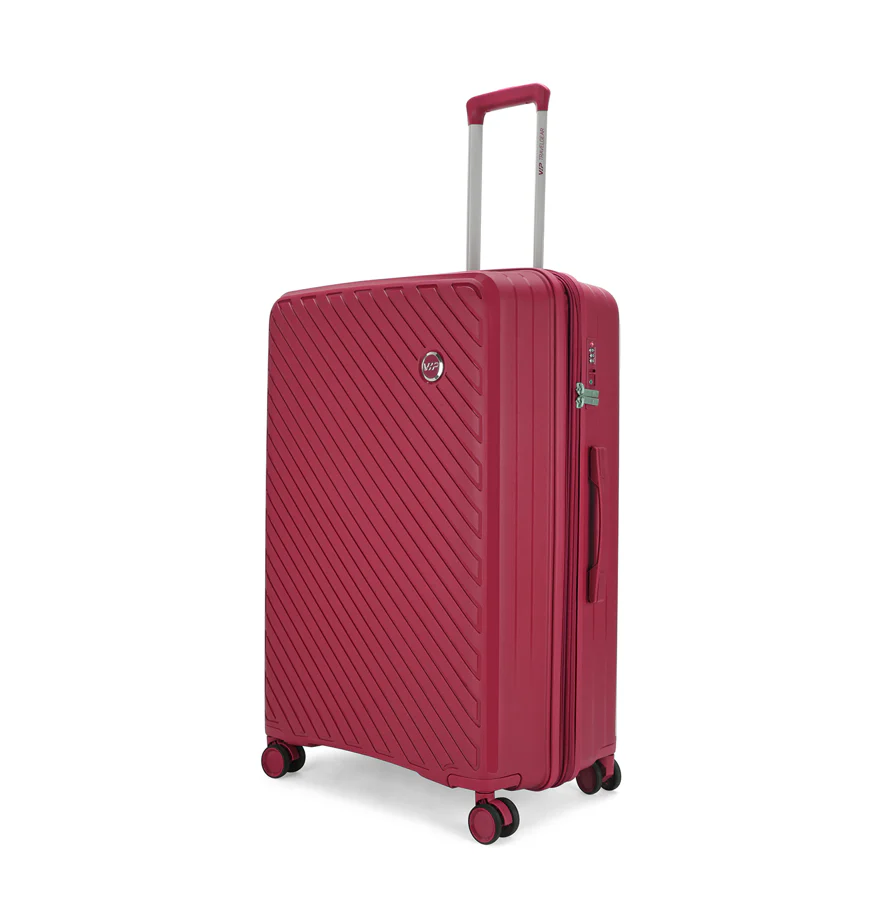 HAZE PLUS 8Wheel,Hard Trolley,TSA, Expandable, L-77cm(RED) - Image 2