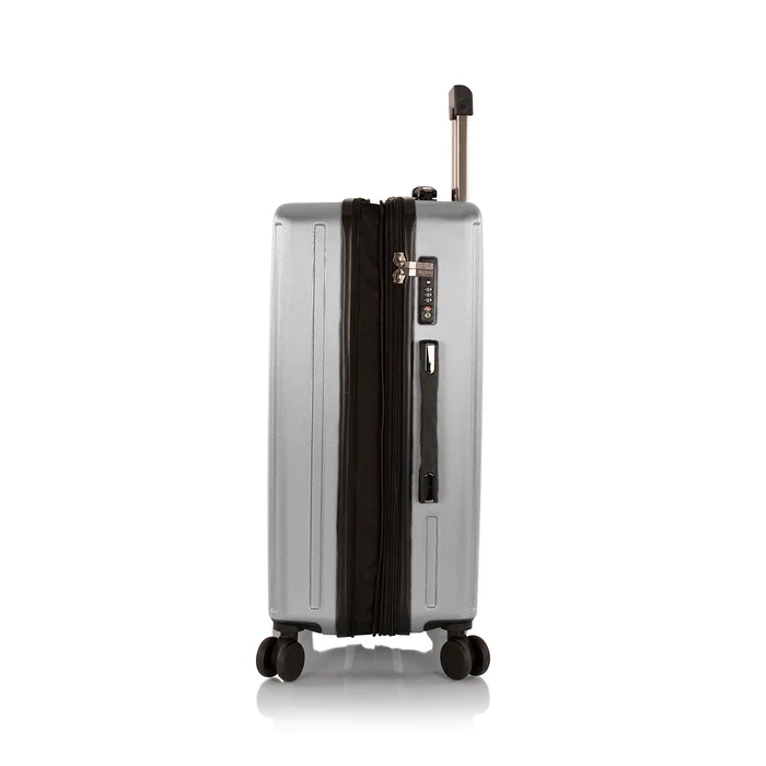 HEYS SPINLITE 8Wheel,Hard Trolley,TSA, Expandable, 3Pcs Set (SILVER) - Image 4