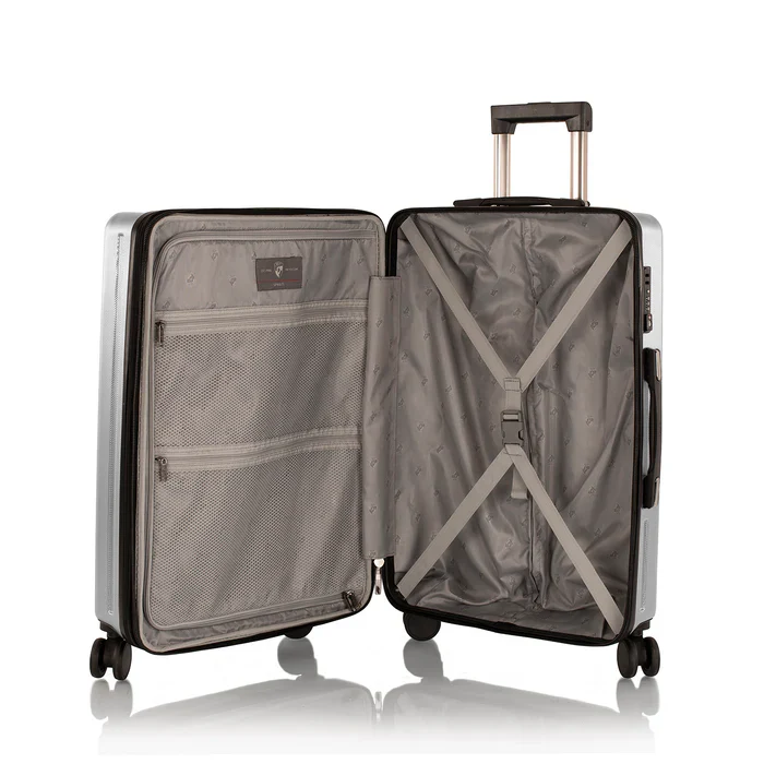 HEYS SPINLITE 8Wheel,Hard Trolley,TSA, Expandable, 3Pcs Set (SILVER) - Image 7