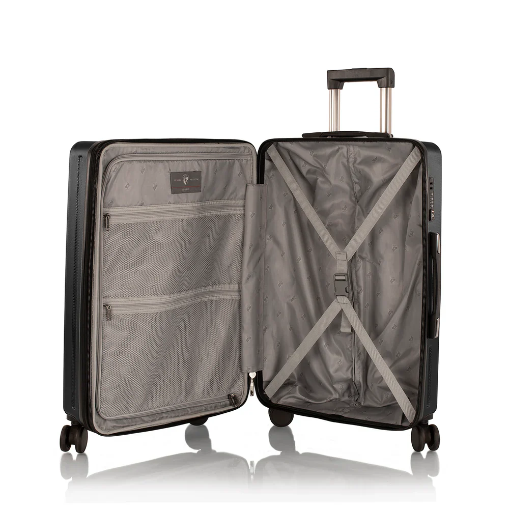 HEYS SPINLITE 8Wheel,Hard Trolley ,TSA, Expandable, M-67cm(BLACK) - Image 5