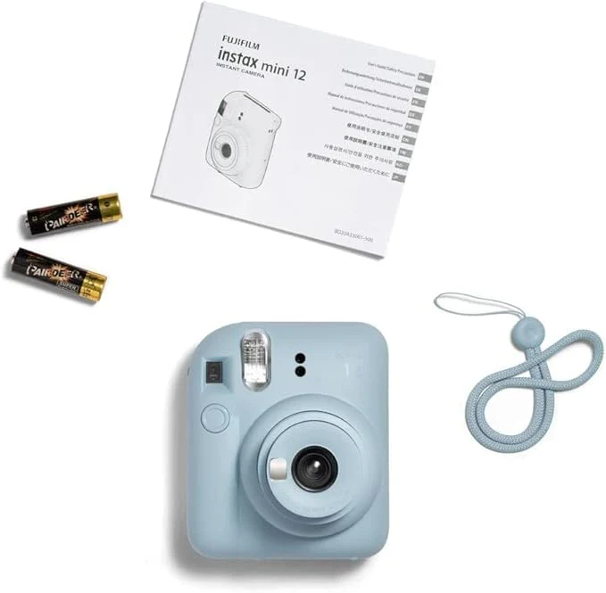 Instax Mini 12 Instant Film Camera Pastel Blue + Pack 20 Film - Image 9