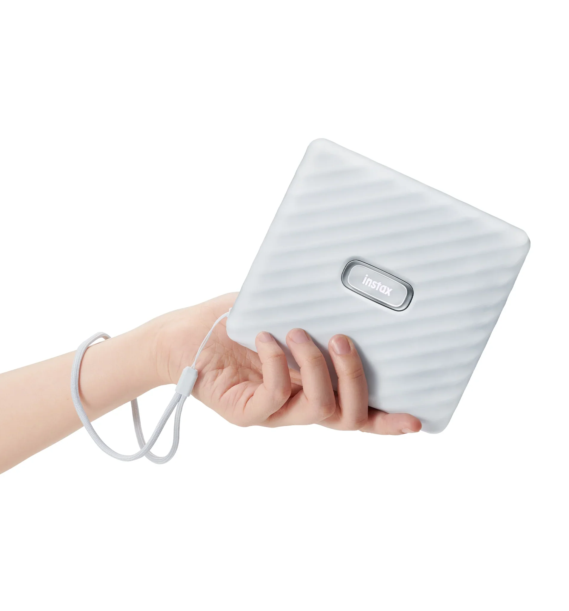 Instax Link Wide Smartphone Printer (White) + Film Pack - Image 3