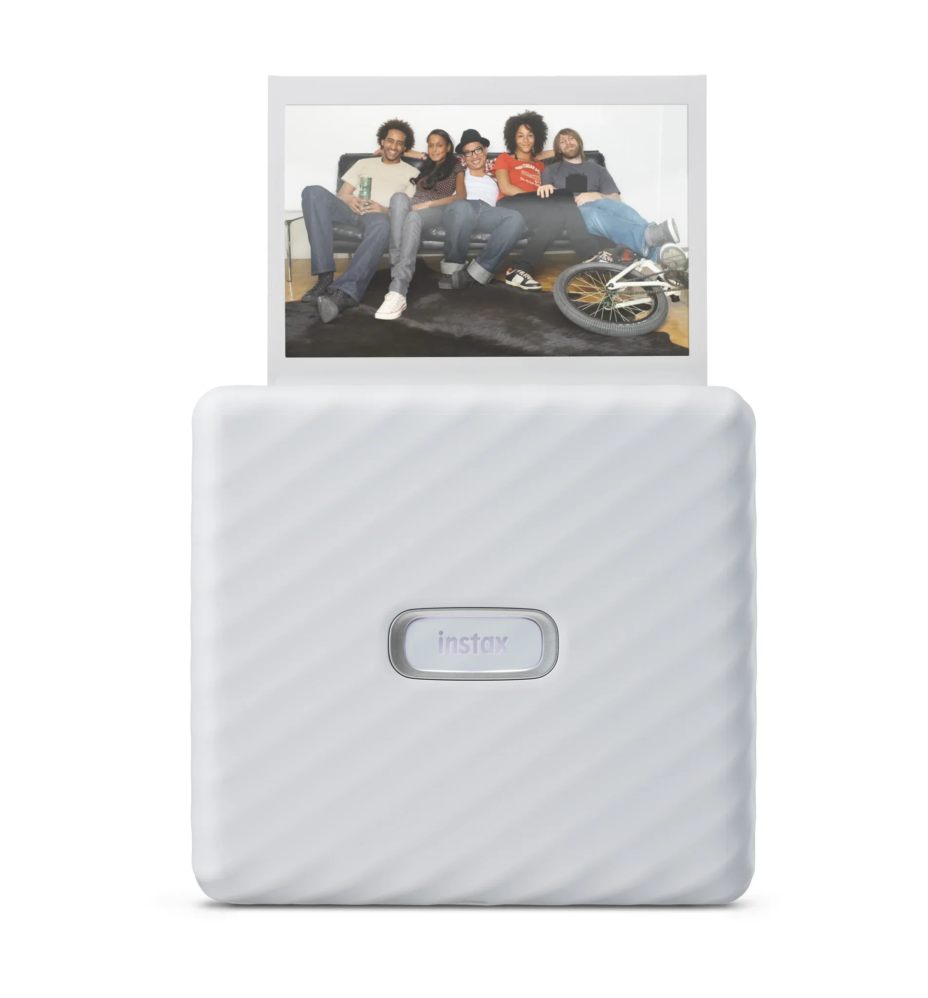 Instax Link Wide Smartphone Printer (White) + Film Pack - Image 4