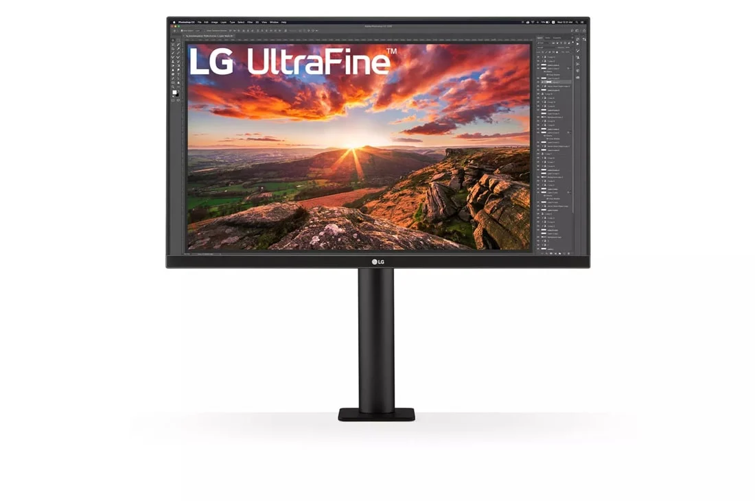LG 27UN880-B UHD Display (3840 x 2160) IPS/60Hz/5ms(GTG), Ergo Stand (Extend/Retract/Swivel/Height/Pivot/Tilt) - Image 2