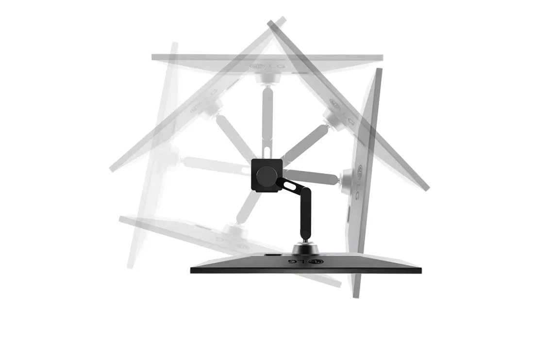 LG 27UN880-B UHD Display (3840 x 2160) IPS/60Hz/5ms(GTG), Ergo Stand (Extend/Retract/Swivel/Height/Pivot/Tilt) - Image 6