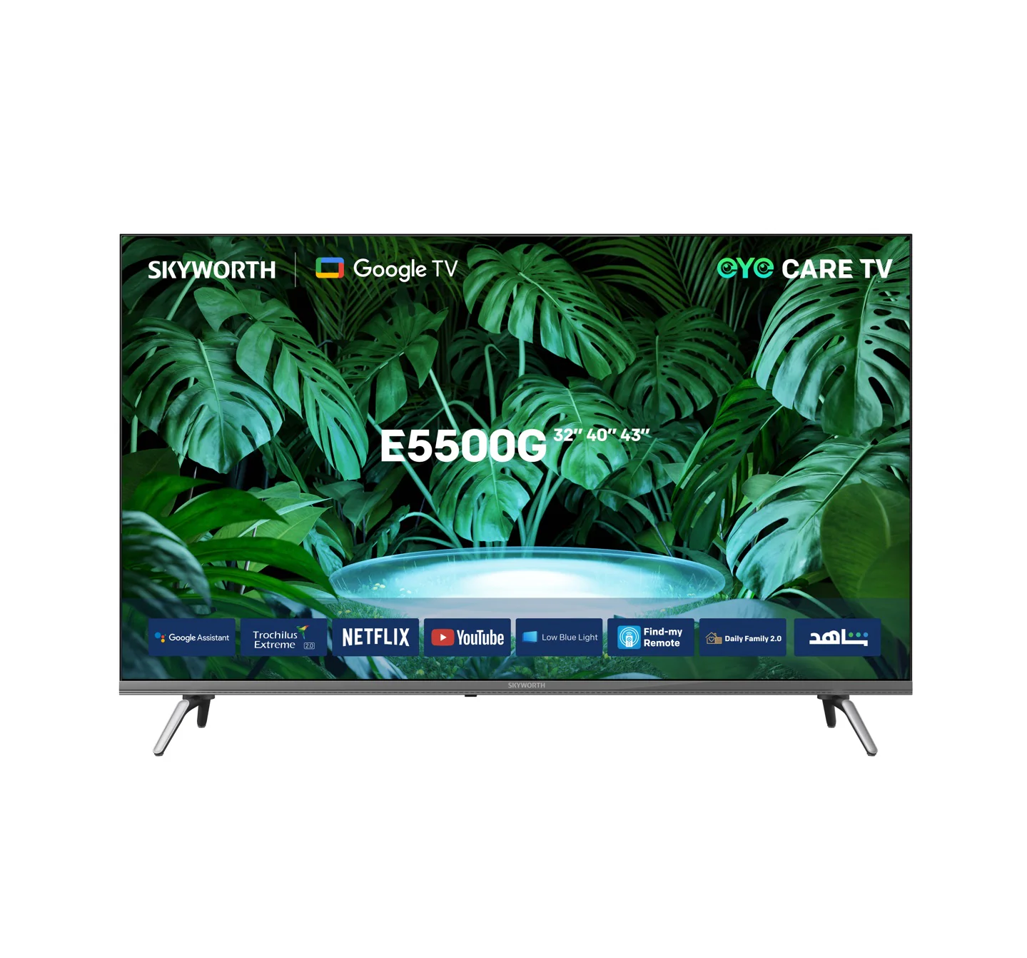 SKYWORTH 43E5500G - 43" 2K LED TV (Google TV) - Image 2