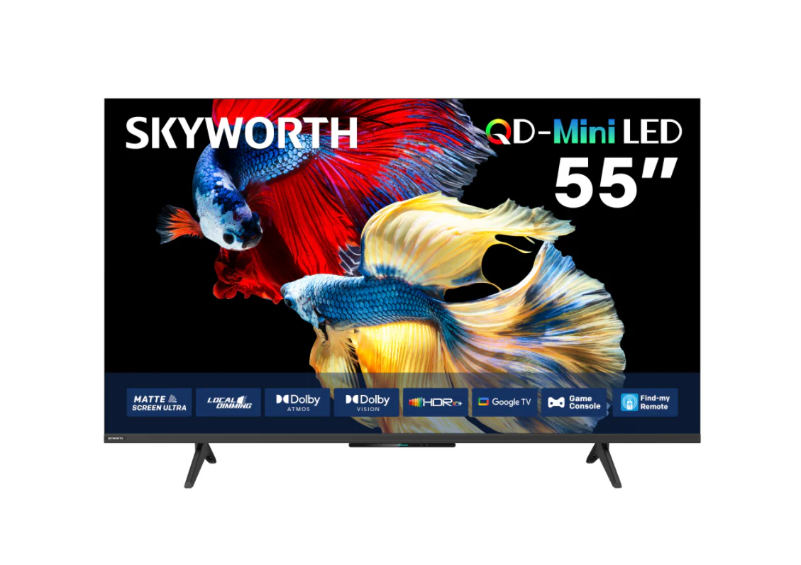 SKYWORTH 55X6600H- 55" Matte Screen QD-Mini LED, 60Hz (Google TV)