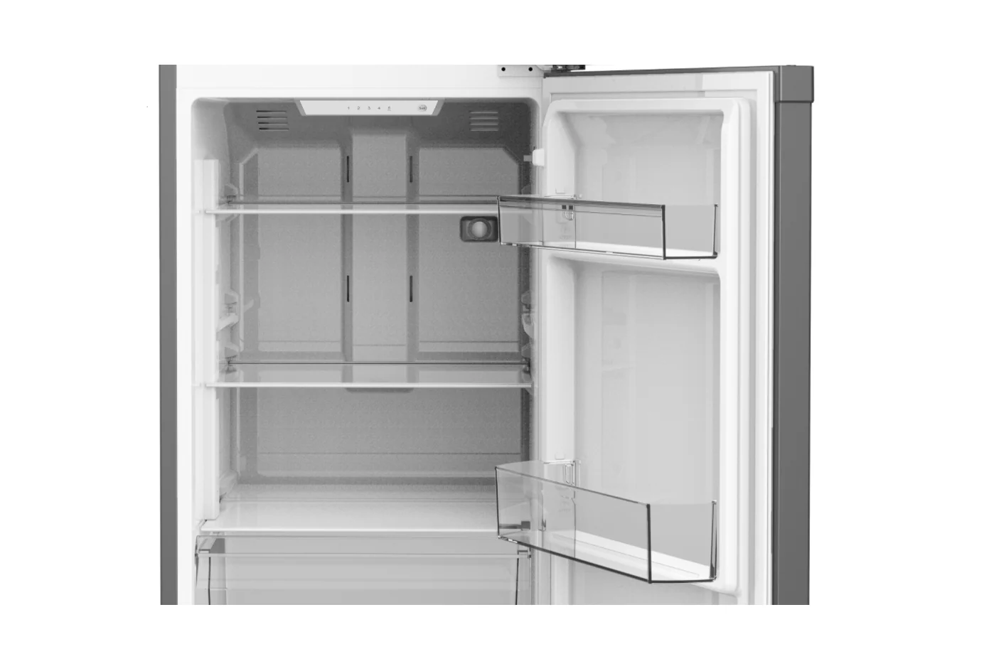 SKYWORTH SRD-265WTAPa - Double Door Refrigerator 7.7 CuFt (Ref 5.5+Freeezer 2.2 CuFt), Inverter, NO Frost, NET-219L (157L+62L) - Silver - Image 4