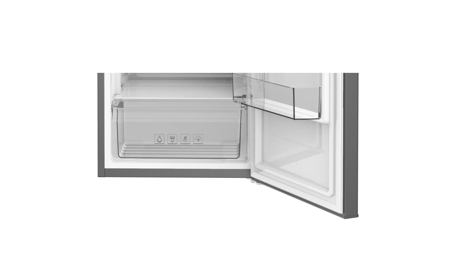 SKYWORTH SRD-265WTAPa - Double Door Refrigerator 7.7 CuFt (Ref 5.5+Freeezer 2.2 CuFt), Inverter, NO Frost, NET-219L (157L+62L) - Silver - Image 5