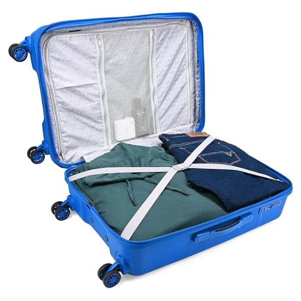 VIP CityScape Plus 8 Wheel Hard Luggage TSA Lock (Cabin Size) Small-55cm 2.7kg (Blue) - Image 2