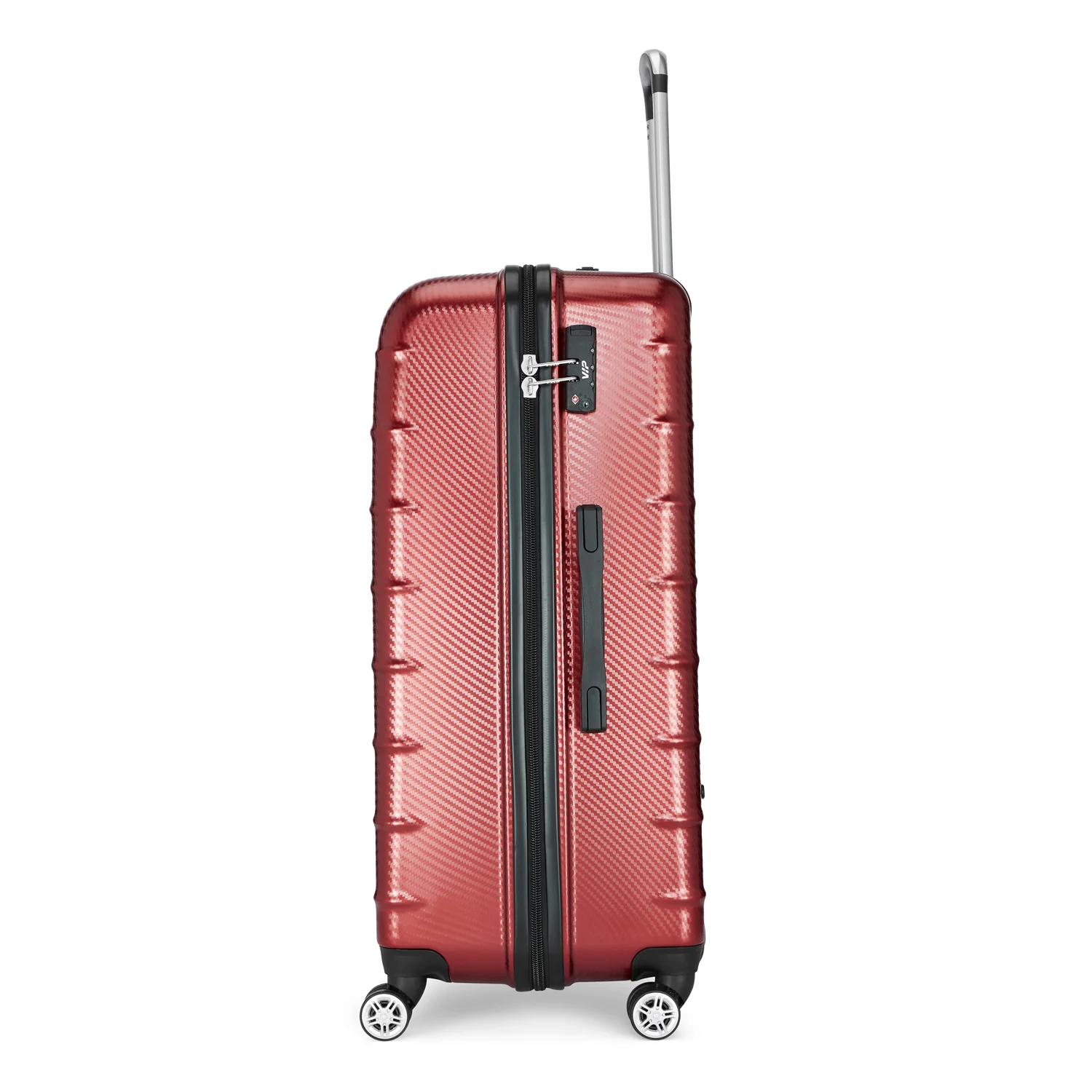 VIP LISBON 8 Wheel Hard Trolley Large 80cm 4.5kg (RED) - Image 4