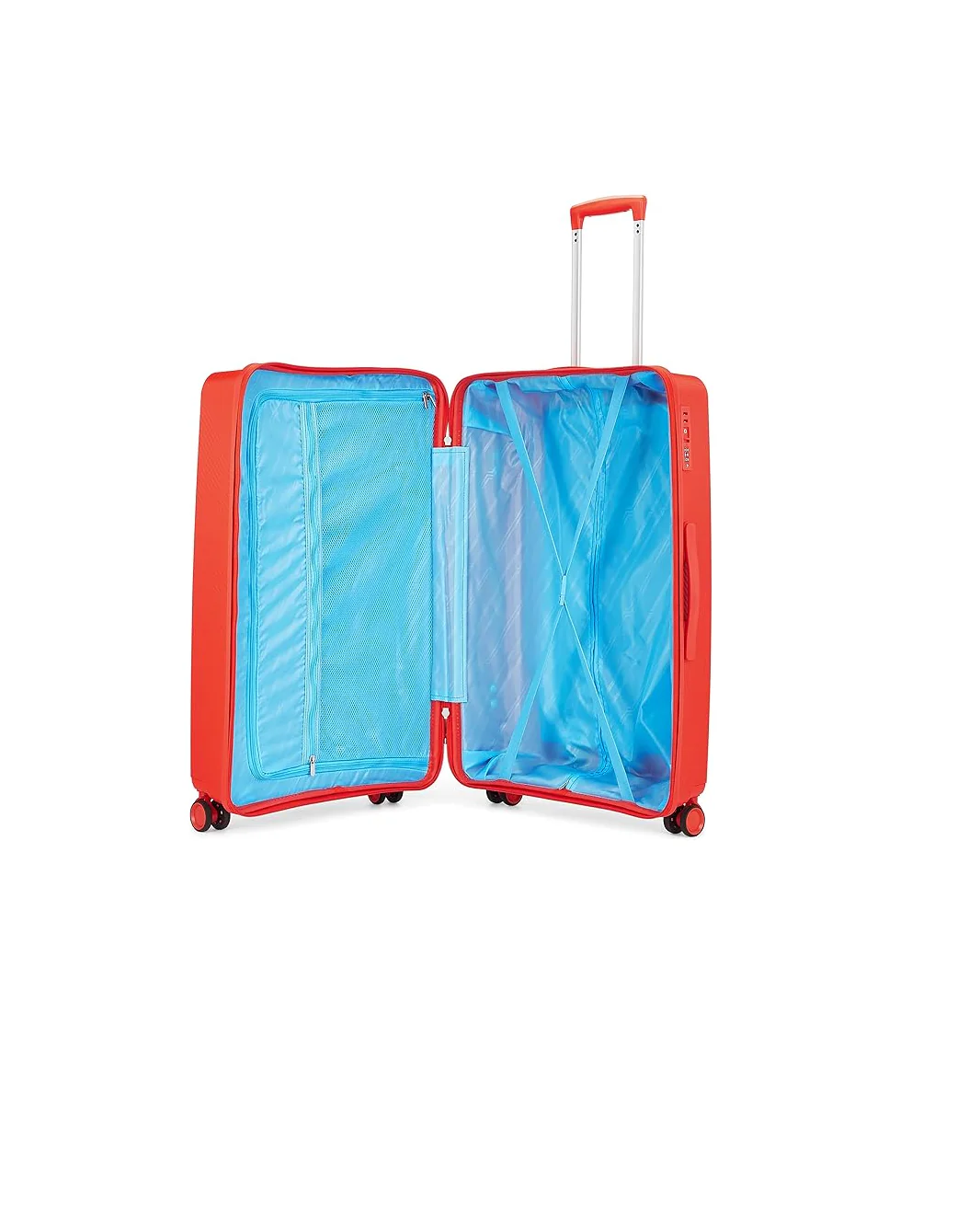 VIP XLITE 8W Hard Trolley,TSA,PP 55cm-S (Red) - Image 3